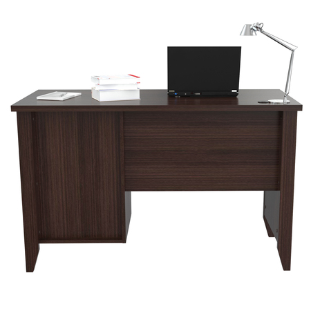 Inval Writing Desk 47.2 in. W Espresso Rectangular 2 -Drawer with Keyboard Tray ES-11203
